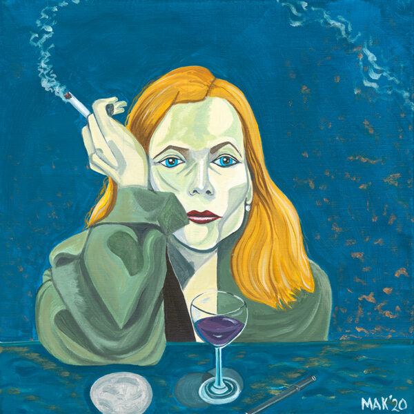 Joni Mitchell giclee print by David Makinson